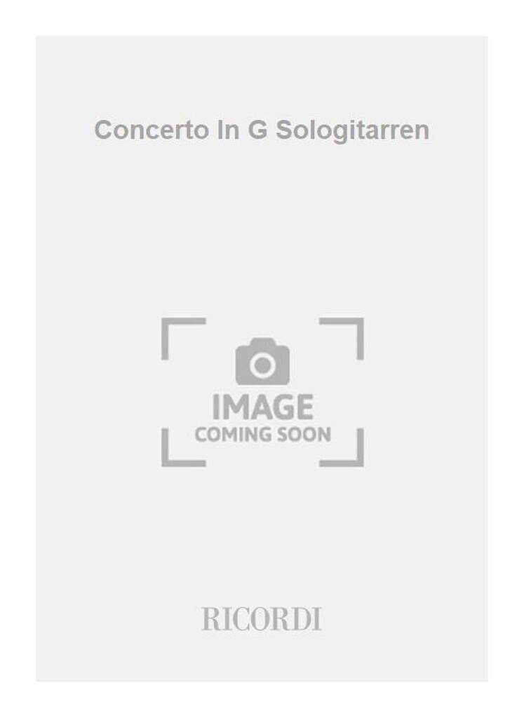 Concerto In G Sologitarren